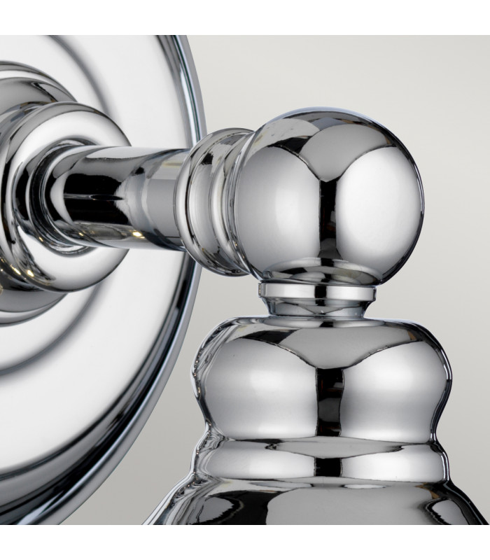 Keynes 1 Light Wall Light Polished Chrome IP44-3