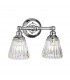 Keynes 2 Light Wall Light Polished Chrome IP44-1