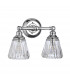 Keynes 2 Light Wall Light Polished Chrome IP44-2