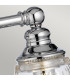 Keynes 2 Light Wall Light Polished Chrome IP44-3