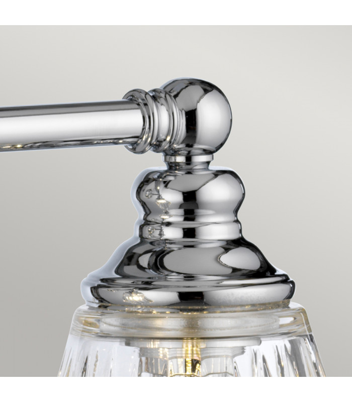 Keynes 3 Light Wall Light Polished Chrome IP44-4