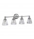 Keynes 4 Light Wall Light Polished Chrome IP44-2