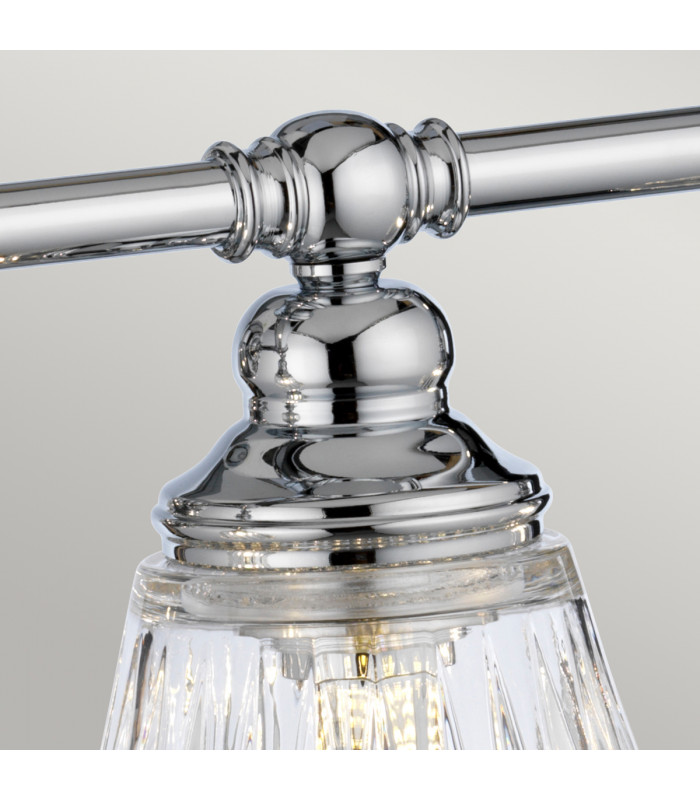 Keynes 4 Light Wall Light Polished Chrome IP44-3
