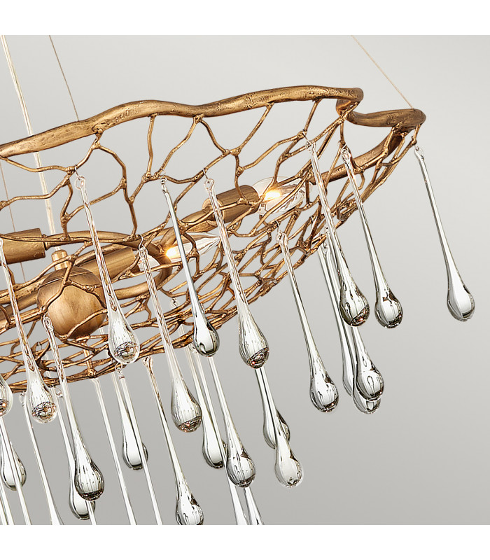 Lisa McDennon by Hinkley Laguna 4 Light Pendant Light Burnished Gold-3