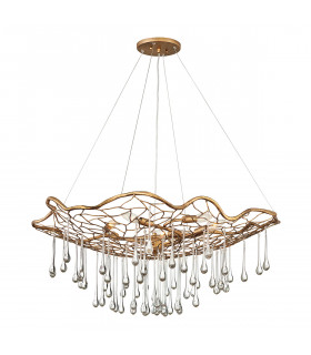 Lisa McDennon by Hinkley Laguna 6 Light Pendant Light Burnished Gold-1