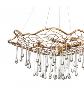 Lisa McDennon by Hinkley Laguna 6 Light Pendant Light Burnished Gold-2