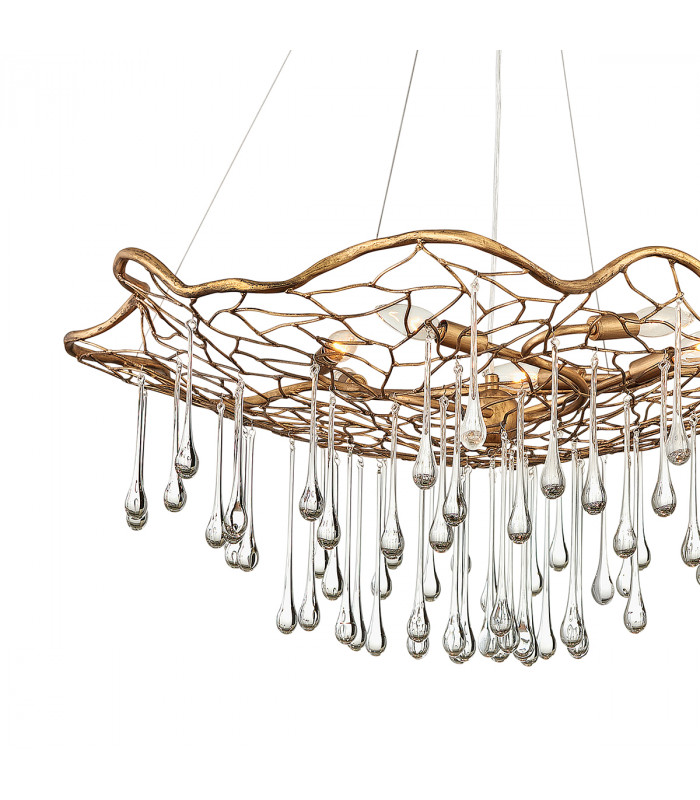 Lisa McDennon by Hinkley Laguna 6 Light Pendant Light Burnished Gold-2