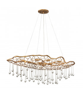 Lisa McDennon by Hinkley Laguna 8 Light Pendant Light Burnished Gold-1