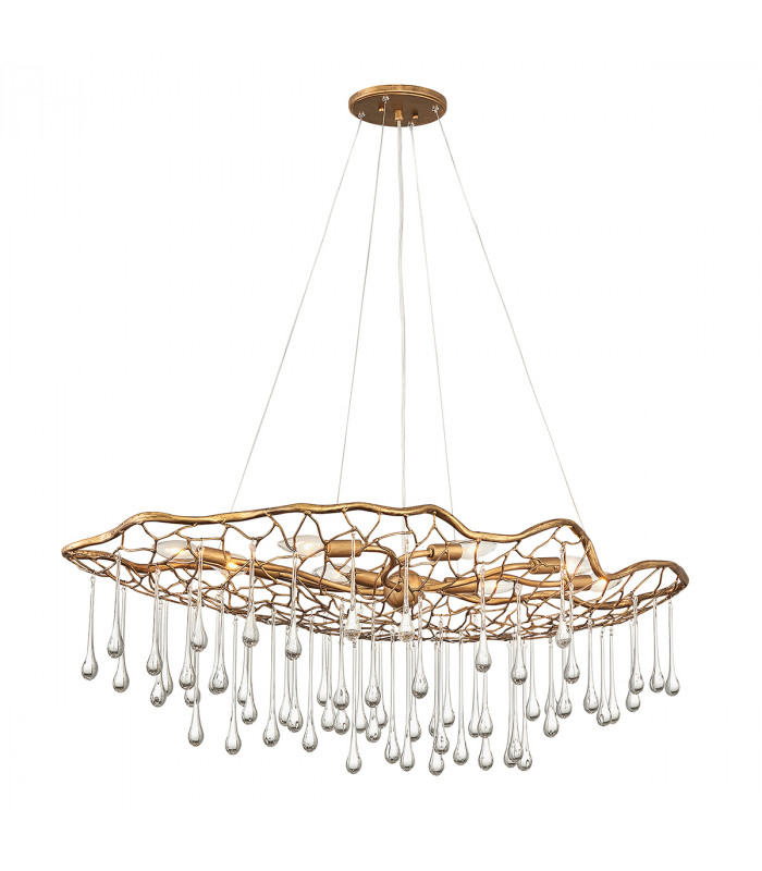 Lisa McDennon by Hinkley Laguna 8 Light Pendant Light Burnished Gold-1