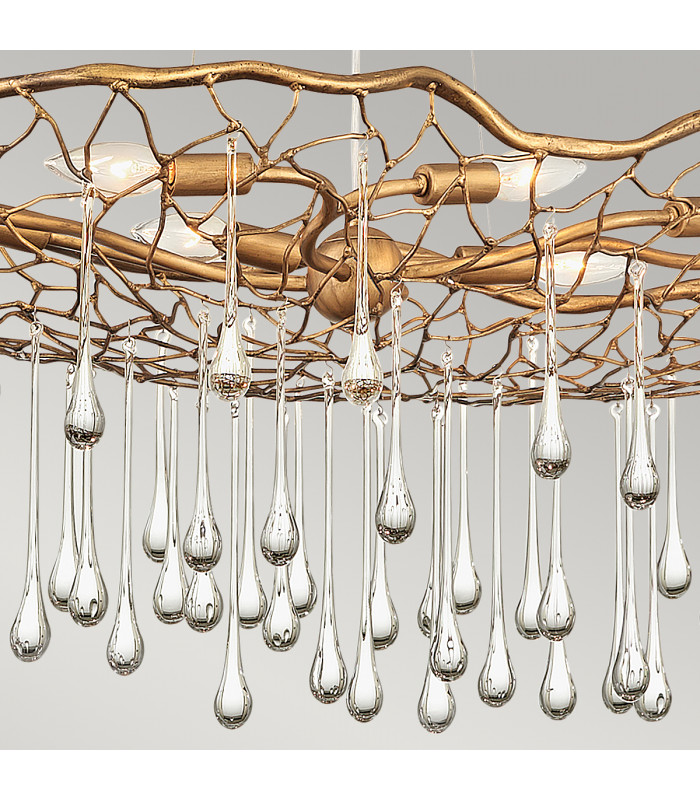 Lisa McDennon by Hinkley Laguna 8 Light Pendant Light Burnished Gold-3