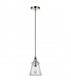 Feiss Loras 1 Light Mini Pendant Chrome-1