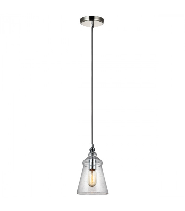 Feiss Loras 1 Light Mini Pendant Chrome-1