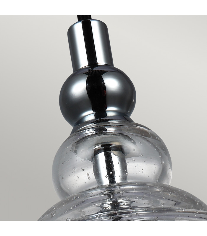 Feiss Loras 1 Light Mini Pendant Chrome-3