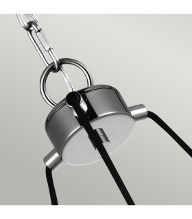 Feiss Loras 3 Light Chandelier Chrome-2