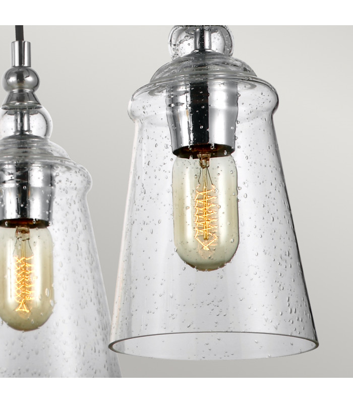 Feiss Loras 5 Light Chandelier Chrome-4