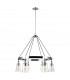 Feiss Loras 6 Light Chandelier Chrome-1