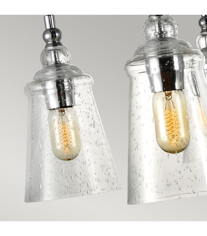 Feiss Loras 6 Light Chandelier Chrome-2