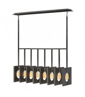 Lisa McDennon by Hinkley Ludlow 8 Light Pendant Brushed Graphite-1