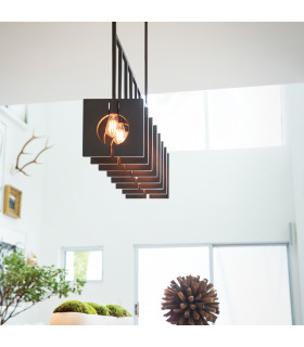 Lisa McDennon by Hinkley Ludlow 8 Light Pendant Brushed Graphite-2
