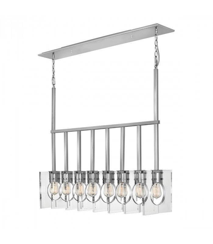 Lisa McDennon by Hinkley Ludlow 8 Light Pendant Polished Nickel-1