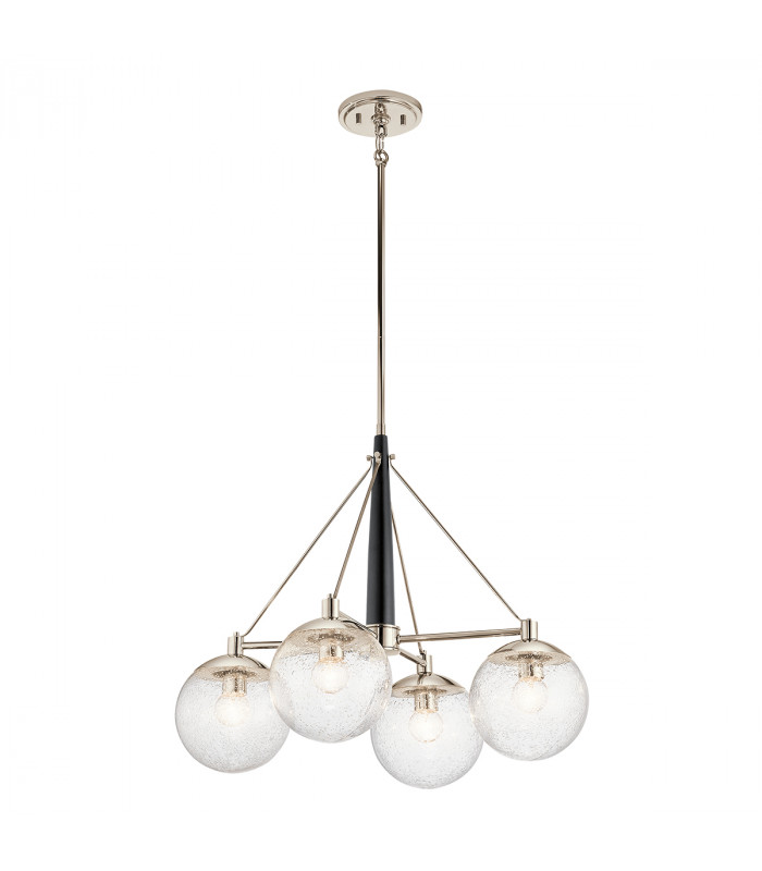 Kichler Marilyn 4 Light Chandelier Polished Nickel-1