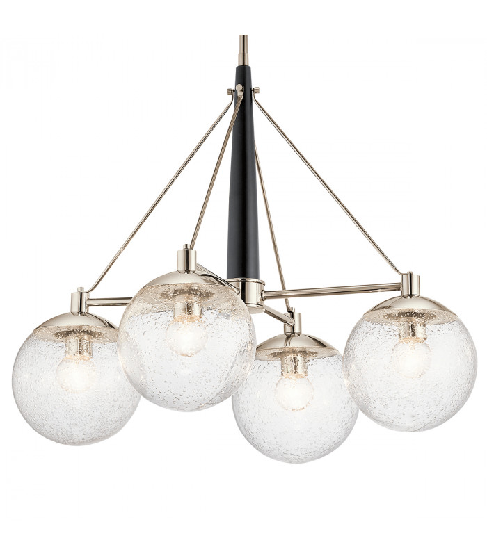Kichler Marilyn 4 Light Chandelier Polished Nickel-2