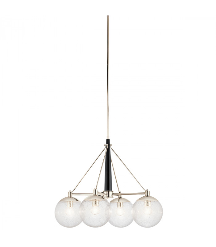 Kichler Marilyn 4 Light Chandelier Polished Nickel-3