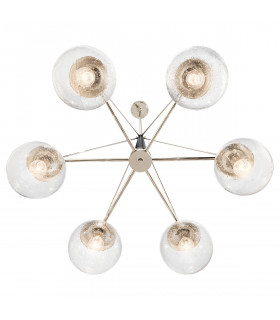 Kichler Marilyn 6 Light Chandelier Polished Nickel-2