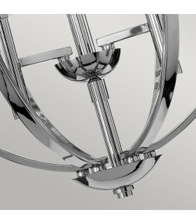 Hinkley Fredrick Ramond Mondo 3 Light Chandelier Polished Chrome-2