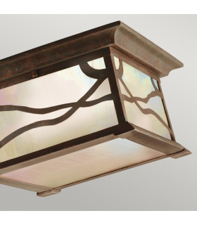 Kichler Morris Outdoor 2 Light Flush Mount Copper IP44-2