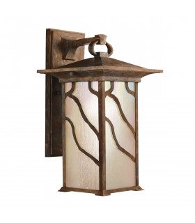 Kichler Morris Outdoor 1 Light Wall Lantern Copper IP44-1