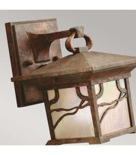 Kichler Morris Outdoor 1 Light Wall Lantern Copper IP44-2
