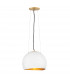 Lisa McDennon by Hinkley Nula 1 Light Pendant Shell White Luxe Gold-1