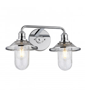 Hinkley Rigby 2 Light Wall Light Polished Chrome IP44-1