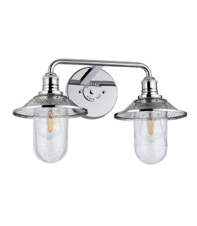 Hinkley Rigby 2 Light Wall Light Polished Chrome IP44-2