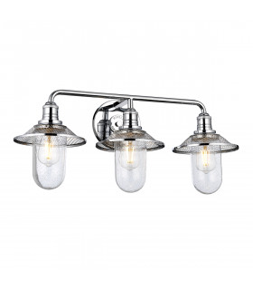 Hinkley Rigby 3 Light Wall Light Polished Chrome IP44-1