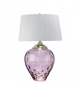 Samara Large Table Lamp Plum-tinted Glass-1