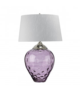 Samara Large Table Lamp Plum-tinted Glass-2