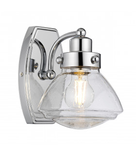 Quoizel Scholar 1 Light Wall Light Polished Chrome IP44-1