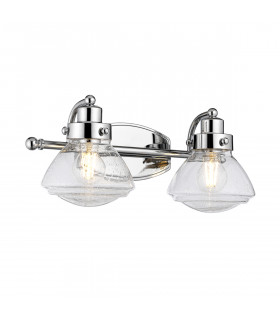 Quoizel Scholar 2 Light Wall Light Polished Chrome IP44-1