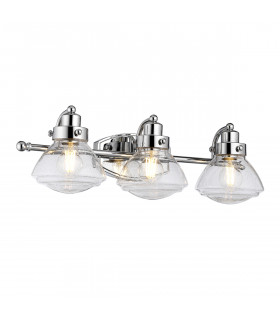 Quoizel Scholar 3 Light Wall Light Polished Chrome IP44-1