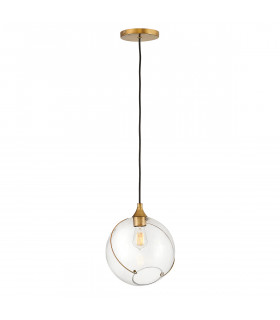 Lisa McDennon by Hinkley Skye 1 Light Pendant Heritage Brass-1