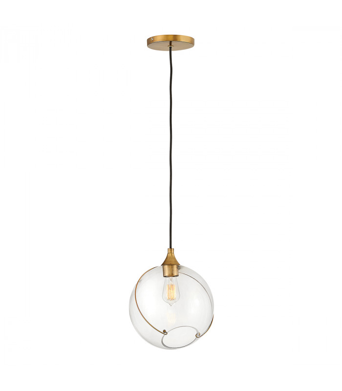 Lisa McDennon by Hinkley Skye 1 Light Pendant Heritage Brass-1