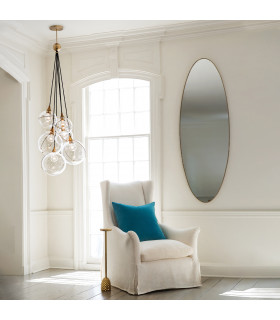Lisa McDennon by Hinkley Skye 6 Light Pendant Heritage Brass-2