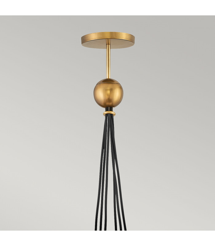 Lisa McDennon by Hinkley Skye 6 Light Pendant Heritage Brass-4