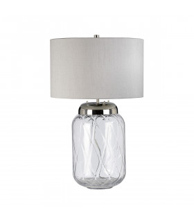 Sola 2 Light Table Lamp Metal Work Polished Nickel-2