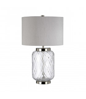 Sola 1 Light Table Lamp Metal Work Polished Nickel-1