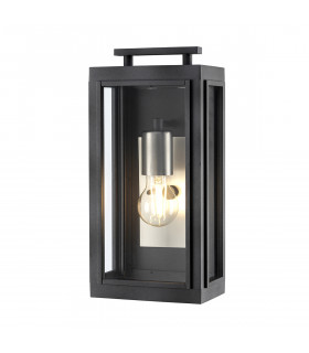 Hinkley Sutcliffe Outdoor 1 Light Wall Lantern Aged Zinc IP44-1