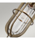 Feiss Urban Restoration 1 Light Pendant Dark Antique Brass IP44-4