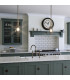 Feiss Urban Restoration 1 Light Pendant Dark Antique Brass IP44-6